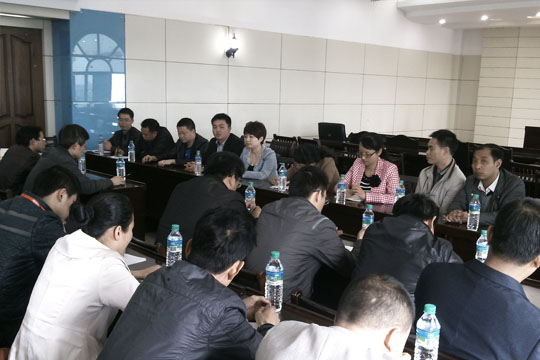 貴州茅臺(tái)眾精英來四特酒公司參觀學(xué)習(xí)